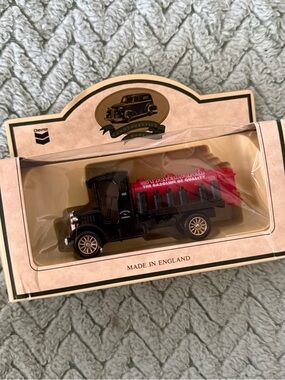 Chevron Vintage Tanker Toy Truck - Black & Red Kids Vehicle